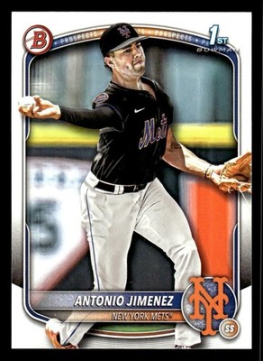 2025 Bowman Draft #BD-56 Antonio Jimenez New York Mets