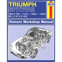 Triumph Spitfire 1962-1981 1147/1296/1493Cc Mk 1500 Repair Manual Haynes