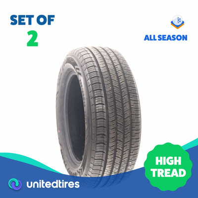 Set of (2) Driven Once 255/60R18 Goodyear Eagle Enforcer 108V - 11/32