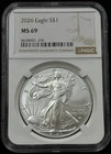NGC MS69 2026 US American Silver Eagle Silver Coin S$1-296