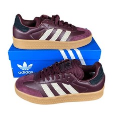 Adidas Samba XLG Maroon/Gum Unisex Shoes Size 10 M/11 W