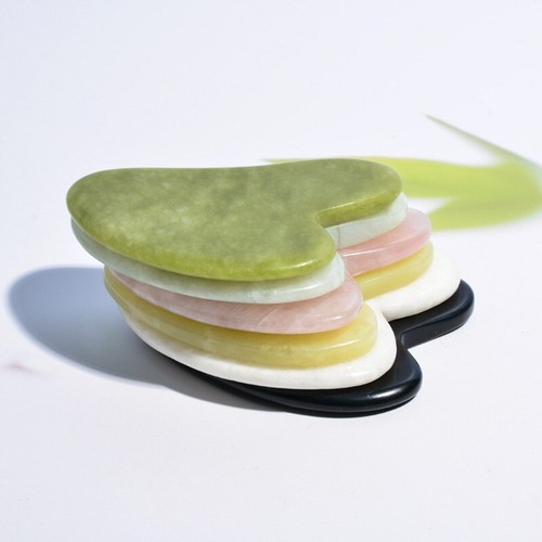 Gua Sha Tool Natural Stone Crystal Scraping Board Facial Body Massage Gemstone - Picture 16 of 47