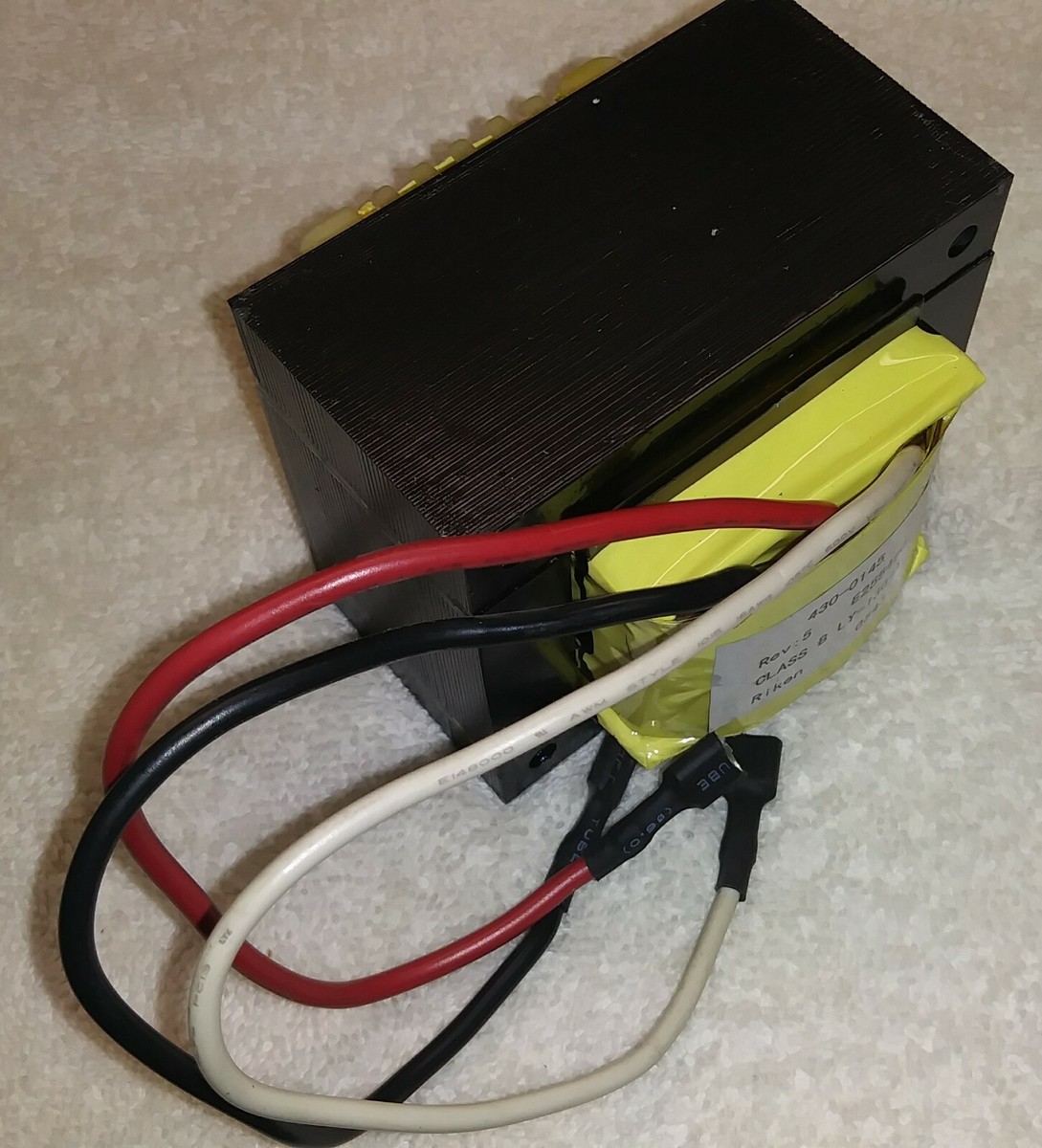 430-0145 Class B Transformer LY-130-1, E255490, Riken