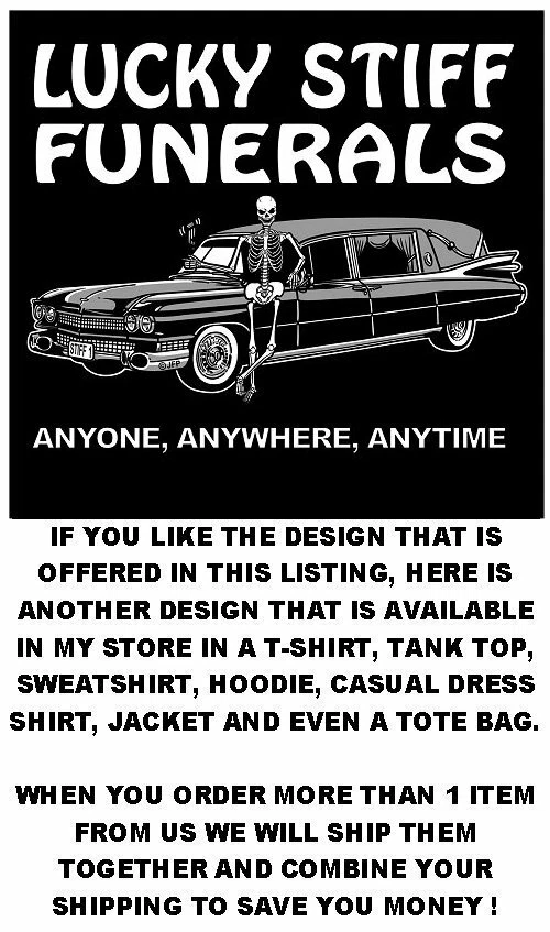 COACH Felpa con cappuccio Lucky Stiff Crematorium & Pizza Palace Scheleton Undertaker con cerniera