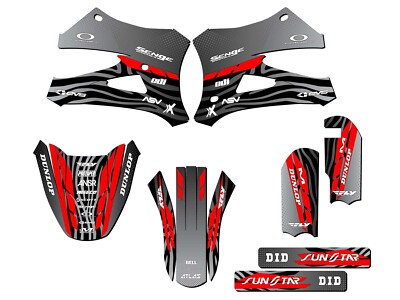 10-20 KING / FWE CX 50 TIGRE Black Senge Graphics Kit Compatible with Cobra