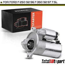 Starter Motor for Ford F250 1992-1996 F350 V8 7.5L 1.5KW 12V CW 10T Manual trans