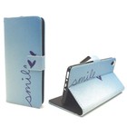 Futerał ochronny do Sony Xperia XA Smile Niebieski Pokrowiec Case Pancerne szkło ochronne 9H