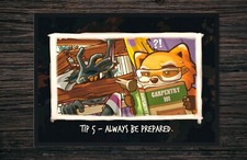 Project Zomboid Spiffo Poster – Tip 5 Always Be Prepared Survival Art Print