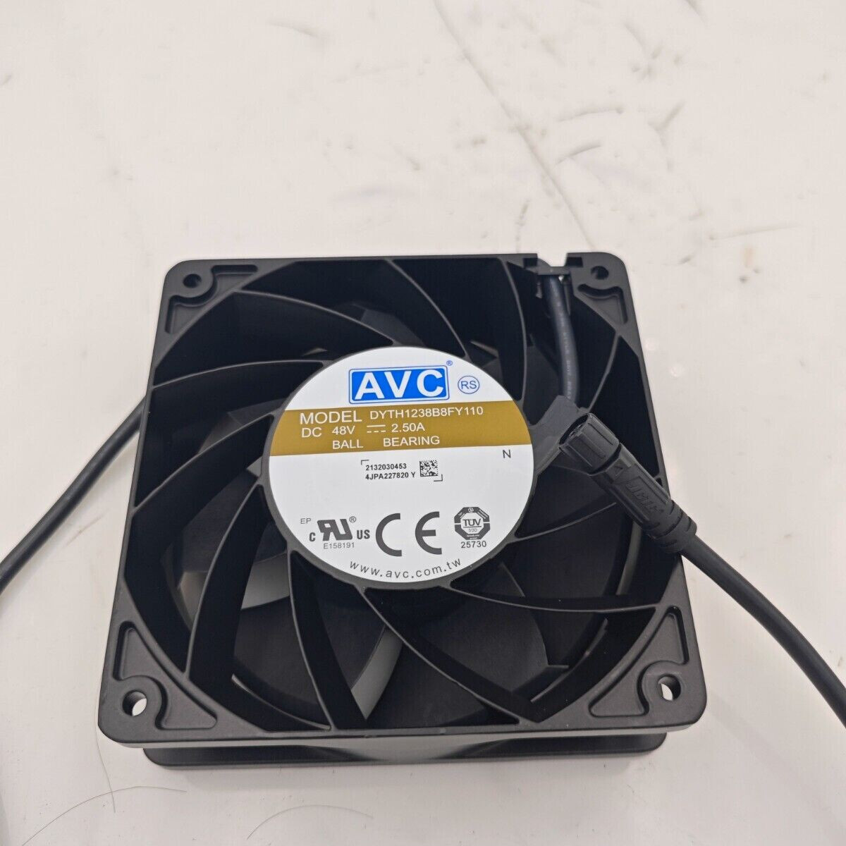 1XAVC DYTH1238B8FY110 DC48V 2.5A 12CM Cooling Fan Double Ball