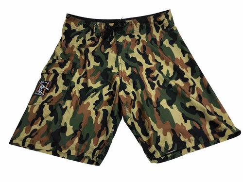 Da Hui Wassup Men's Green Camouflage Board Shorts Size 34
