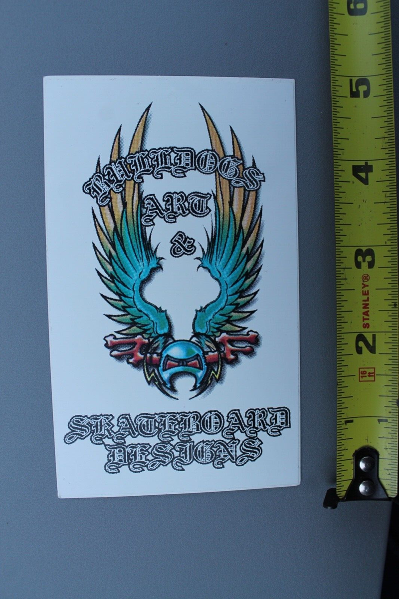 Bulldog Art Skateboards Dogtown Wes Humpston Z68B Vintage