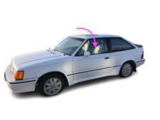 Fits 84-90 Ford Escort, 84-87 Mercury Lynx Front Left Door Window Glass W/O Vent