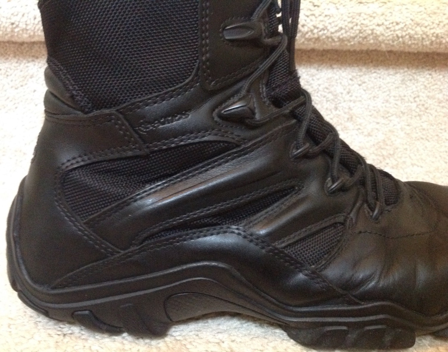 Bates Delta-8 Side Zip Leather Boots 