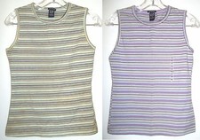 Gap Cotton Blend Stretch Tops Cap Sleeve & Sleeveless Sizes S-L