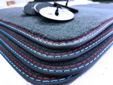 Fußmatten für BMW 3er E21 Bj.1975-1984  Bandeinfassung Doppelnaht Velours