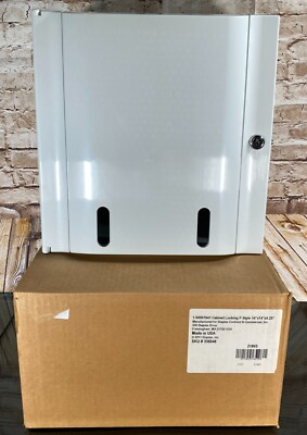 #ad Locking Wall Mount Chemical Mixing Dispenser Enclosure Storage Cabinet Staples $54.75