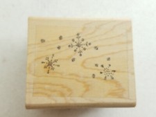 Snowflakes Rubber Stamp Unbranded