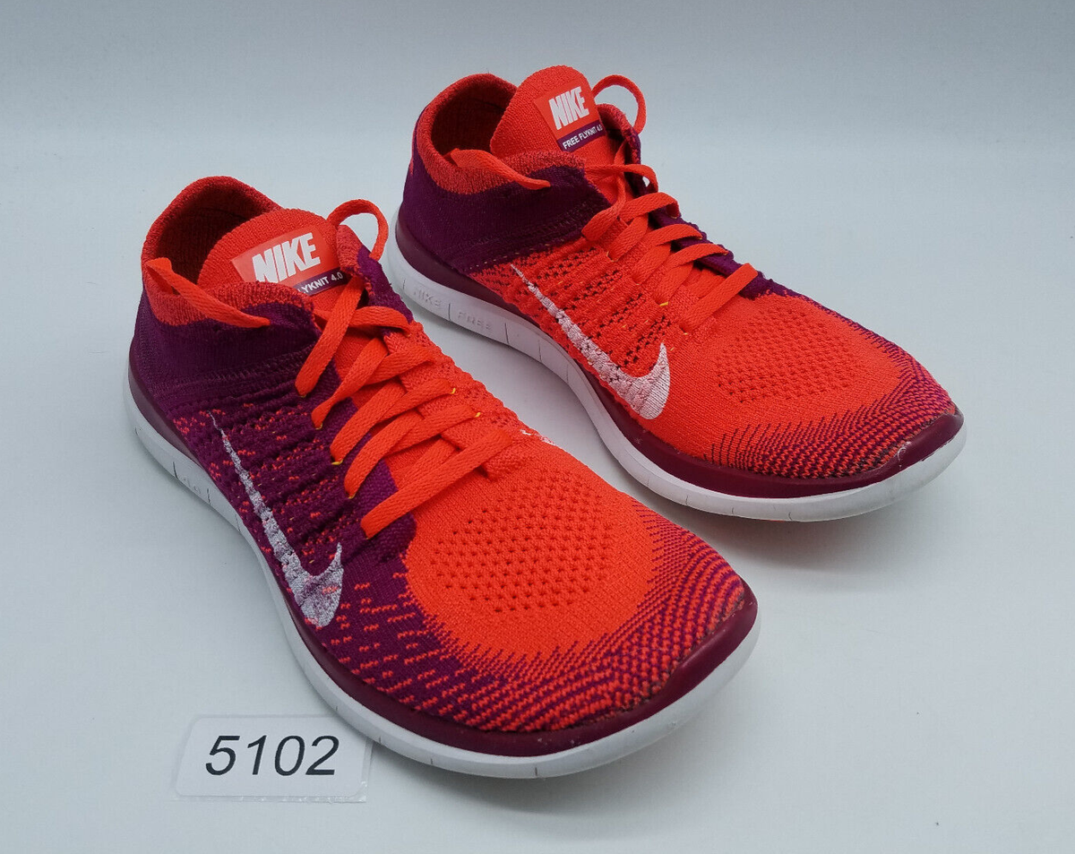 womens nike free 4.0 flyknit size 7.5