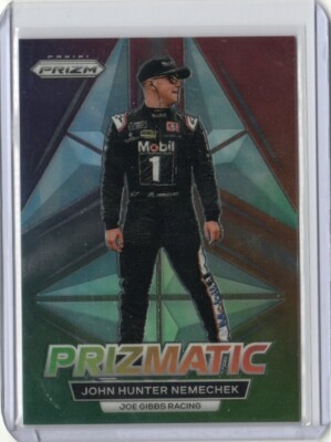 2023 Panini Prizm NASCAR Racing John Hunter Nemechek Prizmatic Prizms #P5