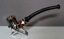 7 1/2" MOONSHINE MERLIN Tobacco Smoking Glass Pipe Glass Pipe Stand NOT Included