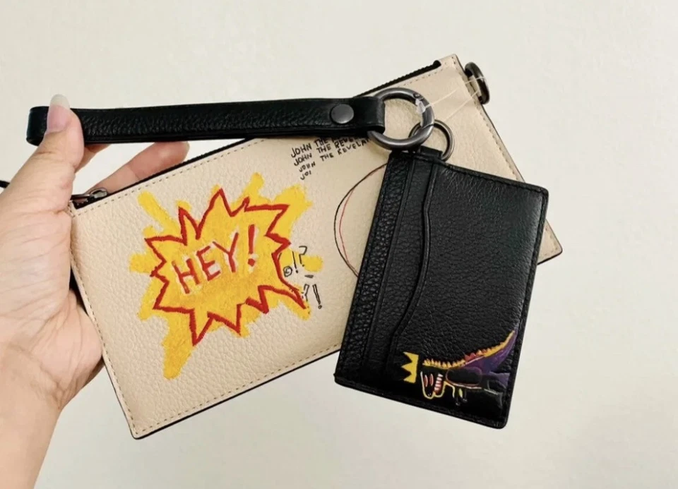 NWT Coach X Jean-Michel Basquiat men's Pouch Trio Set C5602 - Image 4 of 4