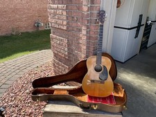 Vintage Goya T-14 Acoustic Guitar With Case Made In Sweden 39” 20 Fret