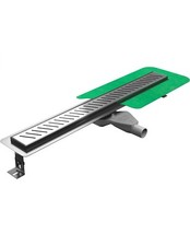 Wet Room Drain 500 - 1200 mm, Affordable Linear Drain Sieme 3 Cover Styles