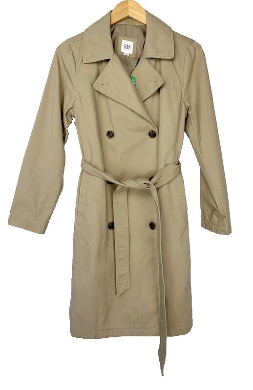 Gap gabardina abrigos, chaquetas y chalecos sólido para De mujer