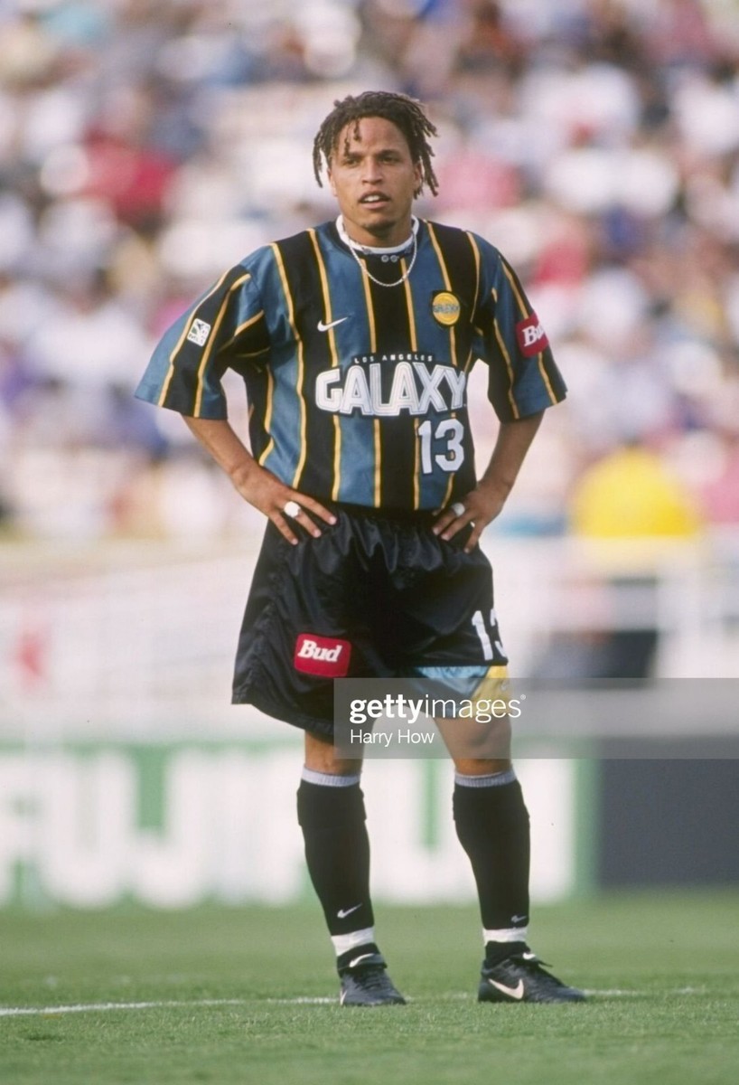 MLS LA Galaxy 1997 Front Logo Print For All Game Jerseys | eBay
