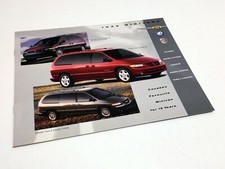 1999 Chrysler Plymouth Dodge Minivans Brochure