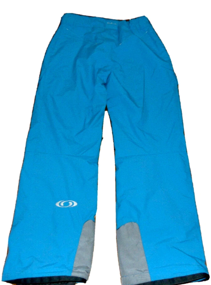 Salomon Pro Esquí Snowboard Nieve Pantalones Turquesa Para Mujer Nyon A Prueba de Agua/Viento ~ S Foto 2 de 4