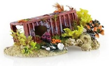 Amazonas Container-Wrack Aquariendeko Schiff Dekoration Aquarium Kunstharz