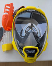 Ocean Reef Aria QR w/Camera Holder Full Face Snorkeling Mask L/XL RRP 100