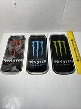 Monster Energy Sticker Can Decal Logo Lot Of 3 Different 11  X 4  