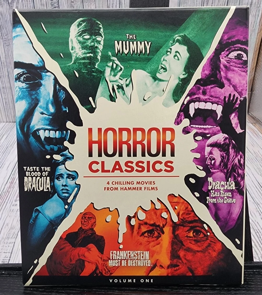 HAMMER HORROR CLASSICS VOLUME 1 4-Film Blu-Ray Box Set WARNER BROS Hammer Films
