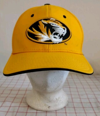 Mizzou Tigers Football Cap Hat Yellow Mens One Size Embroidered The Game
