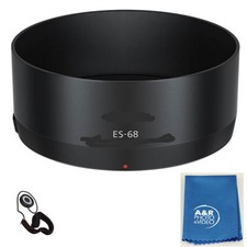 A R Lens Hood Shade For CANON EF 50mm f/1.8 STM replaces Canon ES-68 ES68 50