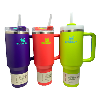 Stanley The Flowstate Quencher H2.0 Tumbler 40oz/1.18L New; You