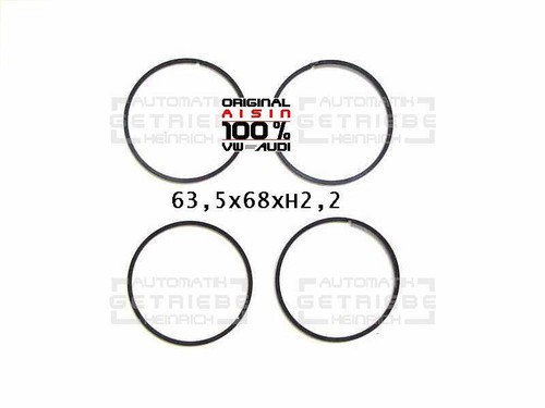 4x Rechteckring von Stator von Automatikgetriebe TR80 0C8 VWAG Audi Porsche