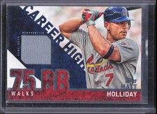 2015 Topps #CHR-MH JMatt Holliday Career High Relics (Series Two)