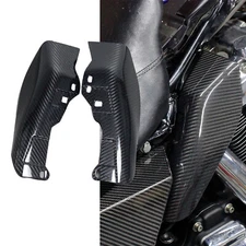 Carbon Fiber Mid Frame Air Deflector Trim Cover for Harley FLHR FLTRX FLHX FLH