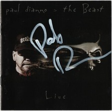 IRON MAIDEN Paul Di'Anno KILLERS Battlezone Running Free Singer Autograph SIGNED