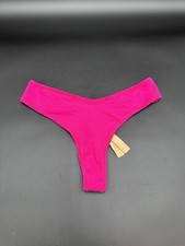 SKIMS Cotton Jersey Dipped Thong Pink NWT in Size 2X