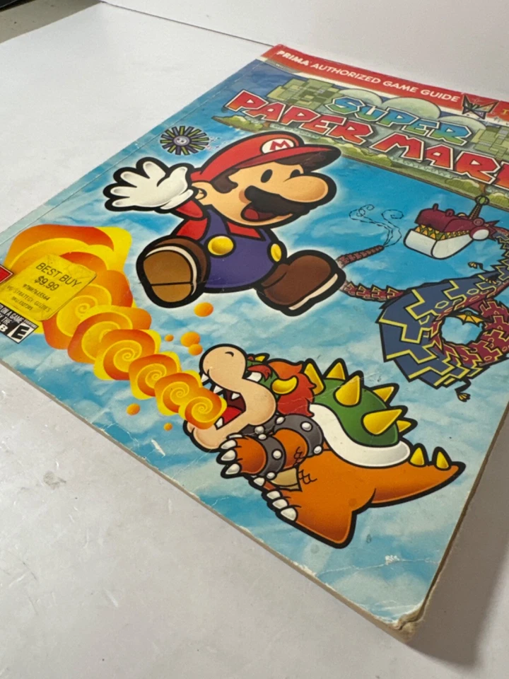 Super Paper Mario Prima Authorized Strategy Game Guide Book Nintendo Wii - Image 3 of 4