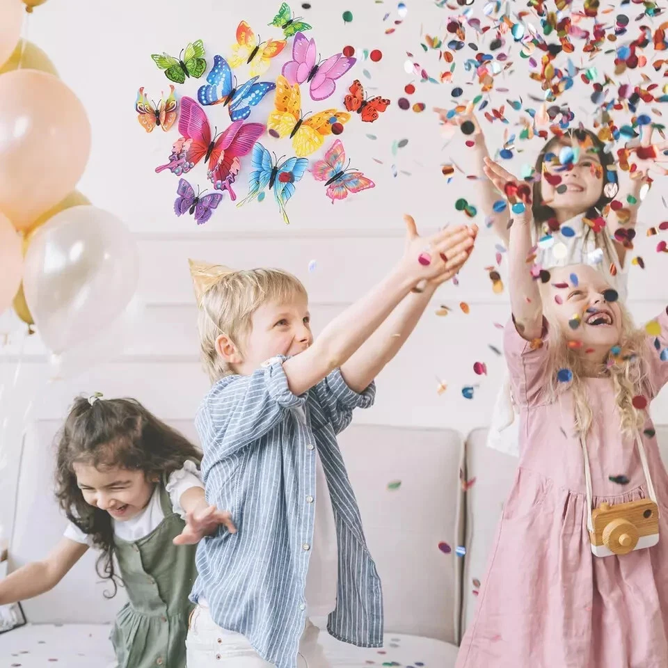 Butterfly Wall Decor 24 PCS, 3D Butterflies Stickers For Party Decorations - Image 4 of 4