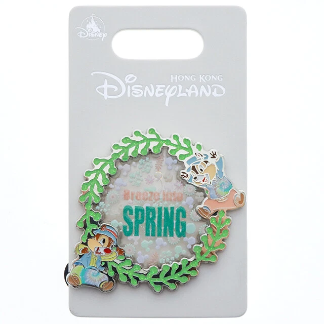 Prendedor HKDL Hong Kong Disney 2022 Spring Chip and Dale Pin Foto 3 de 3