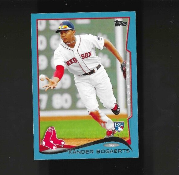 2014 Xander Bogaerts Topps Blue #133 RC Red Sox 2 | eBay