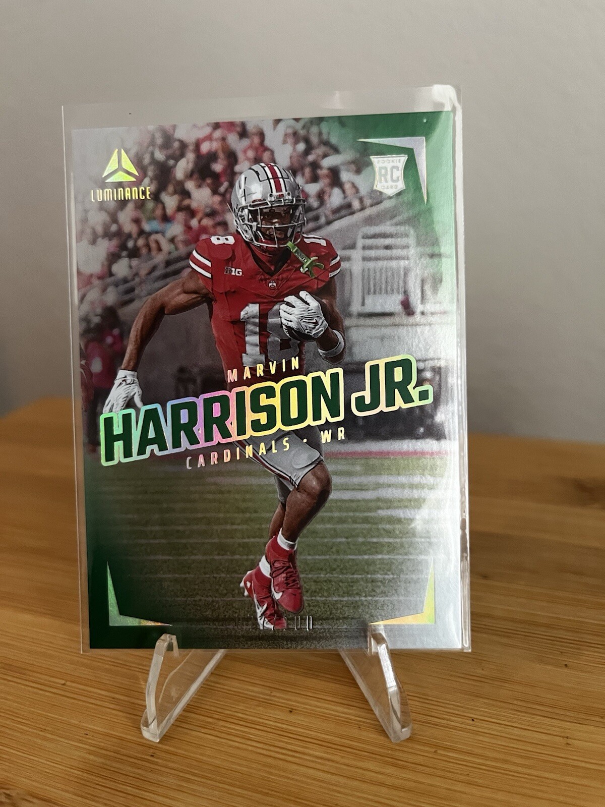 2024 Panini Luminance - Rookies Green #104 Marvin Harrison Jr. /100 (RC)
