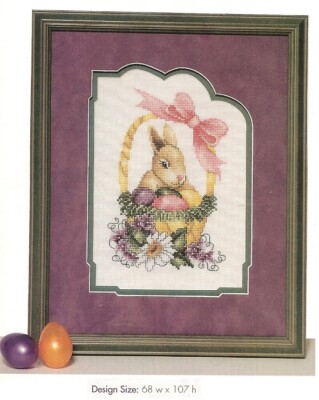 EASTER BASKET -   CROSS STITCH PATTER ONLY   HM - WYV