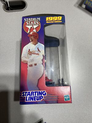 スポーツ 1999 Kenner Stadium Stars Mark McGwire 1999 Mark Mcgwire Special Edition Stadium Stars Starding Lineup